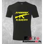 Koszulka z nadrukiem - Andrew kaman Koszulka z nadrukiem - Andrew kaman