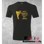 Koszulka z nadrukiem - Każdy dziadek powinien mieć laskę Koszulka z nadrukiem - Każdy dziadek powinien mieć laskę