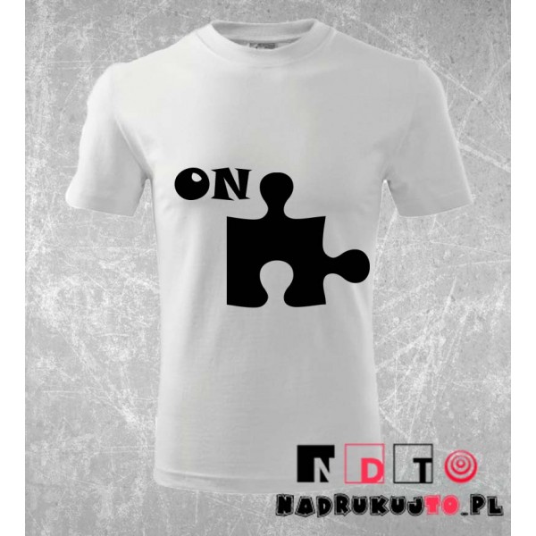 Koszulka z nadrukiem - puzel ON Koszulka z nadrukiem - puzel ON
