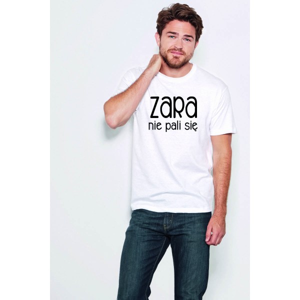 Koszulka z nadrukiem - ZARA nie pali się Koszulka z nadrukiem - ZARA nie pali się