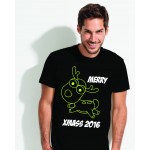 Koszulka z nadrukiem świątecznym - Renifer Koszulka z nadrukiem świątecznym - Renifer