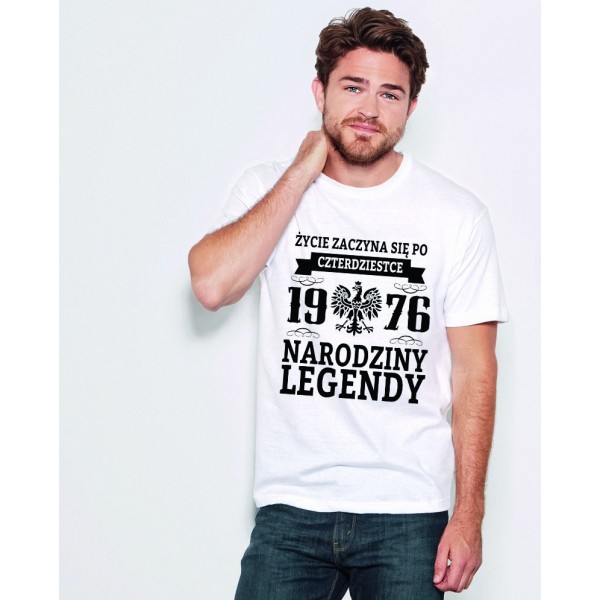 Koszulka z nadrukiem na urodziny (40-stkę) Koszulka z nadrukiem na urodziny (40-stkę)