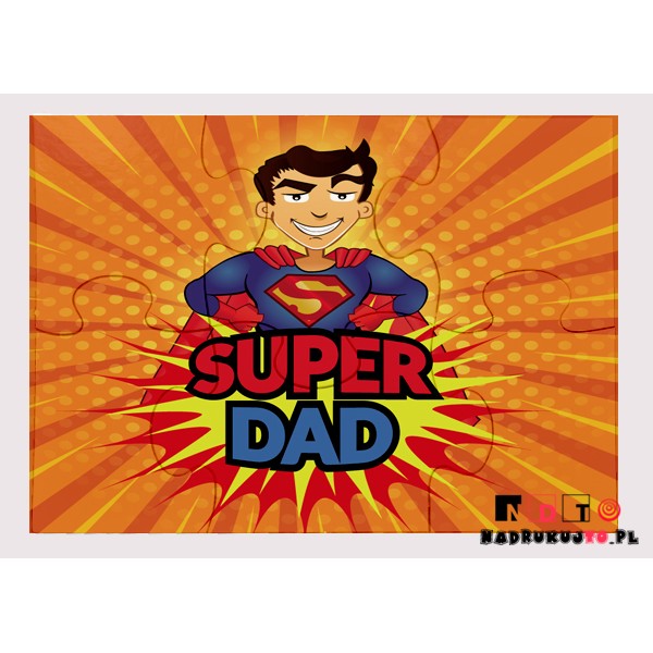 Puzzle dla dzieci - super tata Puzzle dla dzieci - super tata