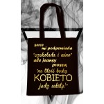 Serce mi podpowiada - czekolada i wino... - torba ekologiczna Serce mi podpowiada - czekolada i wino... - torba ekologiczna