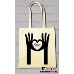 Torba ekologiczna - love i ręce Torba ekologiczna - love i ręce