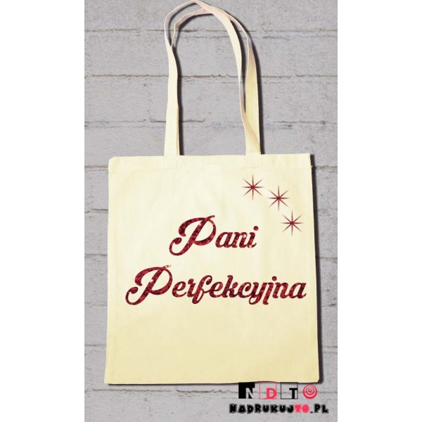 Torba ekologiczna - Pani Perfekcyjna Torba ekologiczna - Pani Perfekcyjna