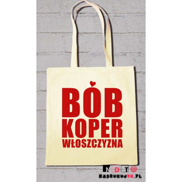 Torba ekologiczna - bób, koper,włoszczyzna Torba ekologiczna - bób, koper,włoszczyzna